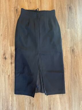 Liz Claiborne Long Black Skirt Size 12
